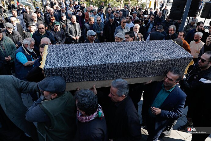 تشییع پیکر زنده‌یاد عنایت الله بخشی