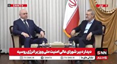 دیدار دبیر شورای عالی امنیت ملی و وزیر انرژی روسیه + فیلم