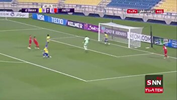 گل‌ دوم تراکتور به الغرافه توسط امیرحسین حسین‌زاده در دقیقه 81