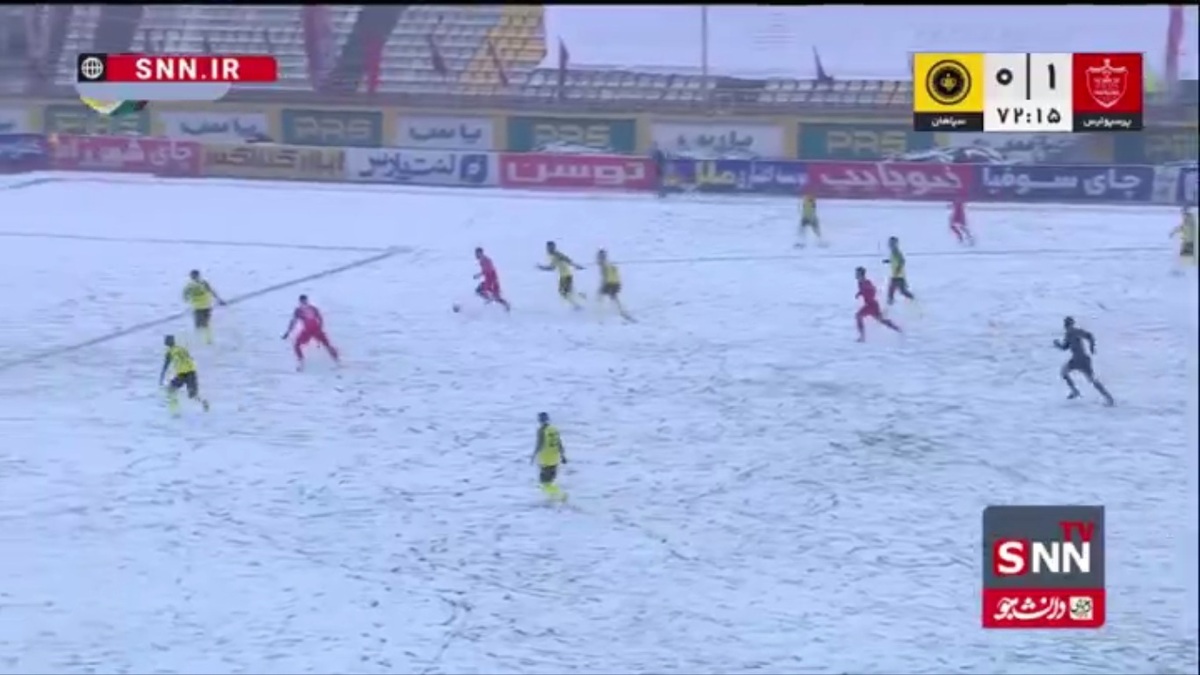 گل اول سپاهان به پرسپولیس توسط  ریکاردو آلوز  در دقیقه 11+90