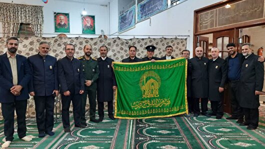 مراسم چهلم شهدای فتنه اخیر در نیشابور با حضور خادمان رضوی و خانواده شهدا برگزار شد + فیلم