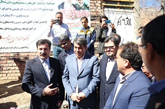 افتتاح پروژه گازرسانی به روستای بخش هنزا رابر توسط معاون رئیس جمهور