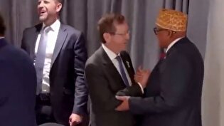 لابی رهبر سومالی لند و رئیس رژیم صهیونیستی با پسر ترامپ در داووس