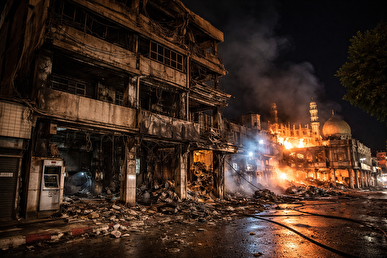 روایت خبرنگار SNNTV از حجم تخریب شهر دزفول توسط آشوبگران تروریست