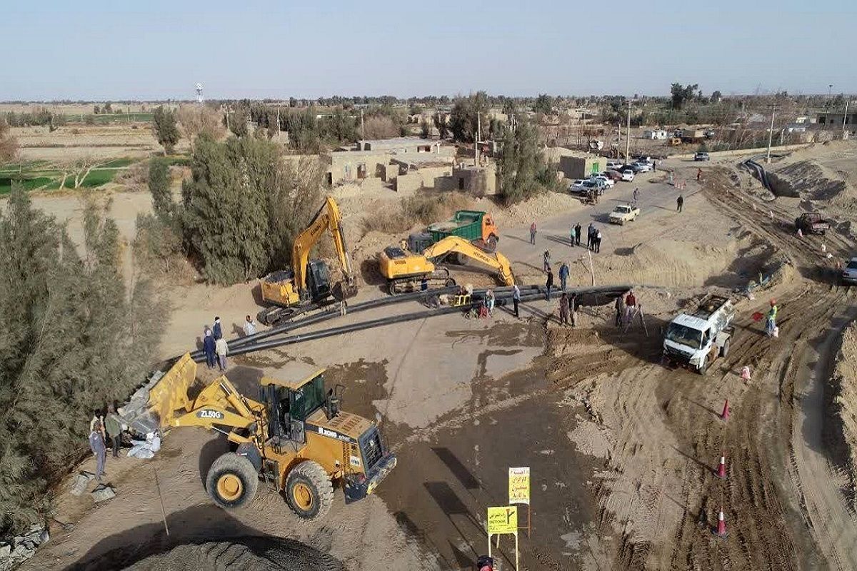 پیشرفت ۵۵ درصدی طرح آبرسانی به روستاهای بخش مرکزی چابهار