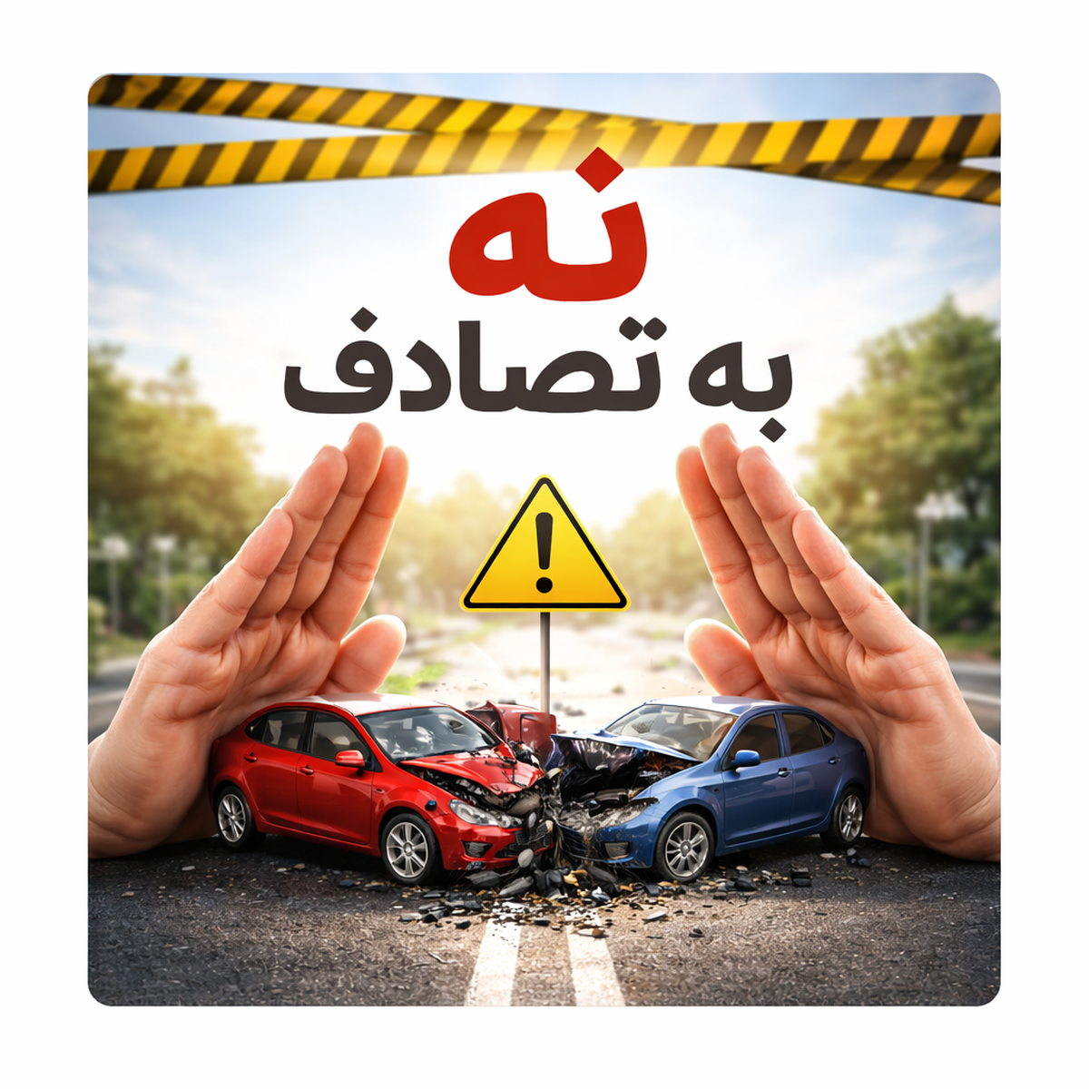 پویش ملی «نه به تصادف» چراغ امید در جاده‌های ایران است