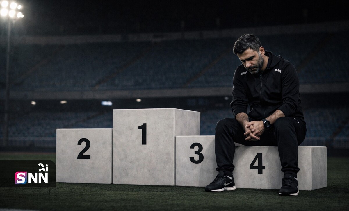 پوشش نتایج فاجعه بار تیم ملی امید با ژست فیک / دست روانخواه برای همه رو شد