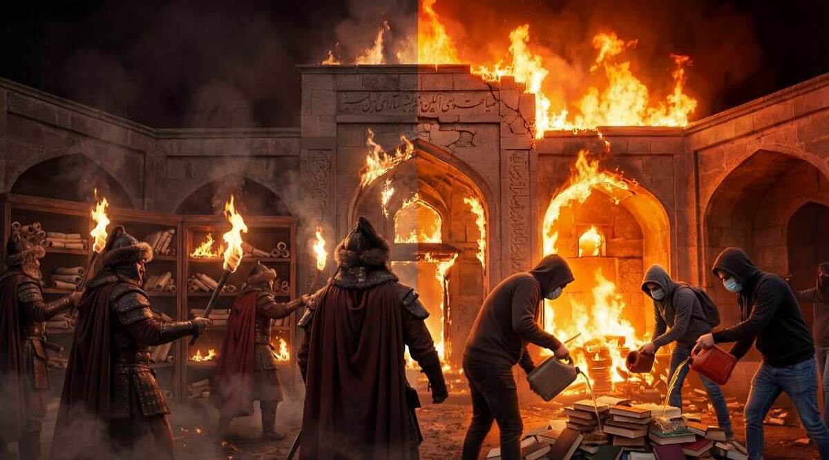 اینفوگرافی| اغتشاشگران مغولنما با کتابخانه های عمومی و میراث فرهنگی کشور چه کردند؟