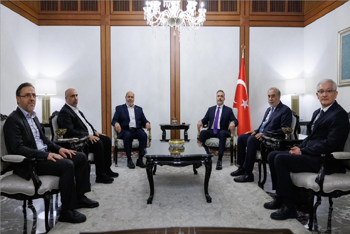 هاکان فیدان با هیئتی از حماس در آنکارا دیدار کرد