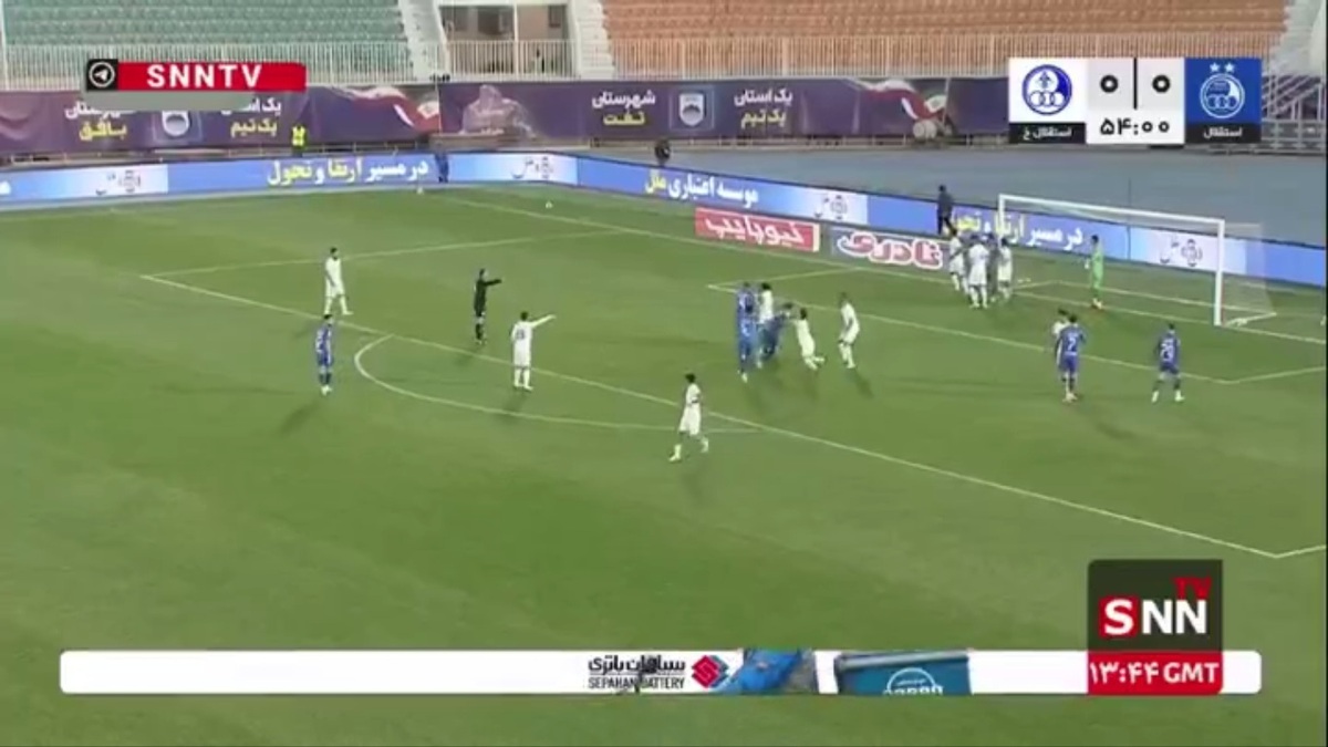 اول استقلال به استقلال خوزستان  توسط  سامان فلاح  در دقیقه 55