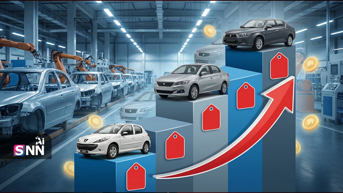 افزایش قیمت ایران خودرو بدون ارتقای کیفیت/ صنعت گران‌فروشی تحت عنوان تولید ملی