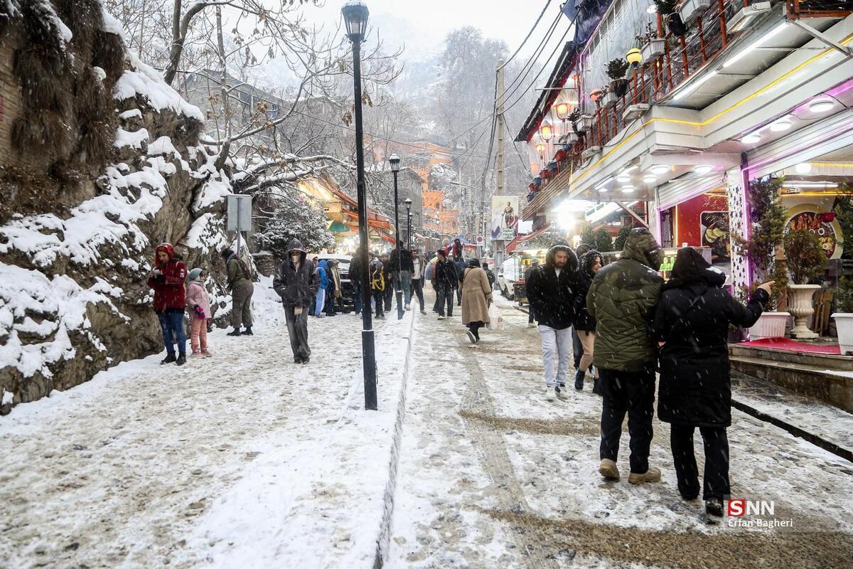 تهران در انتظار بارش برف و باران و کاهش دما