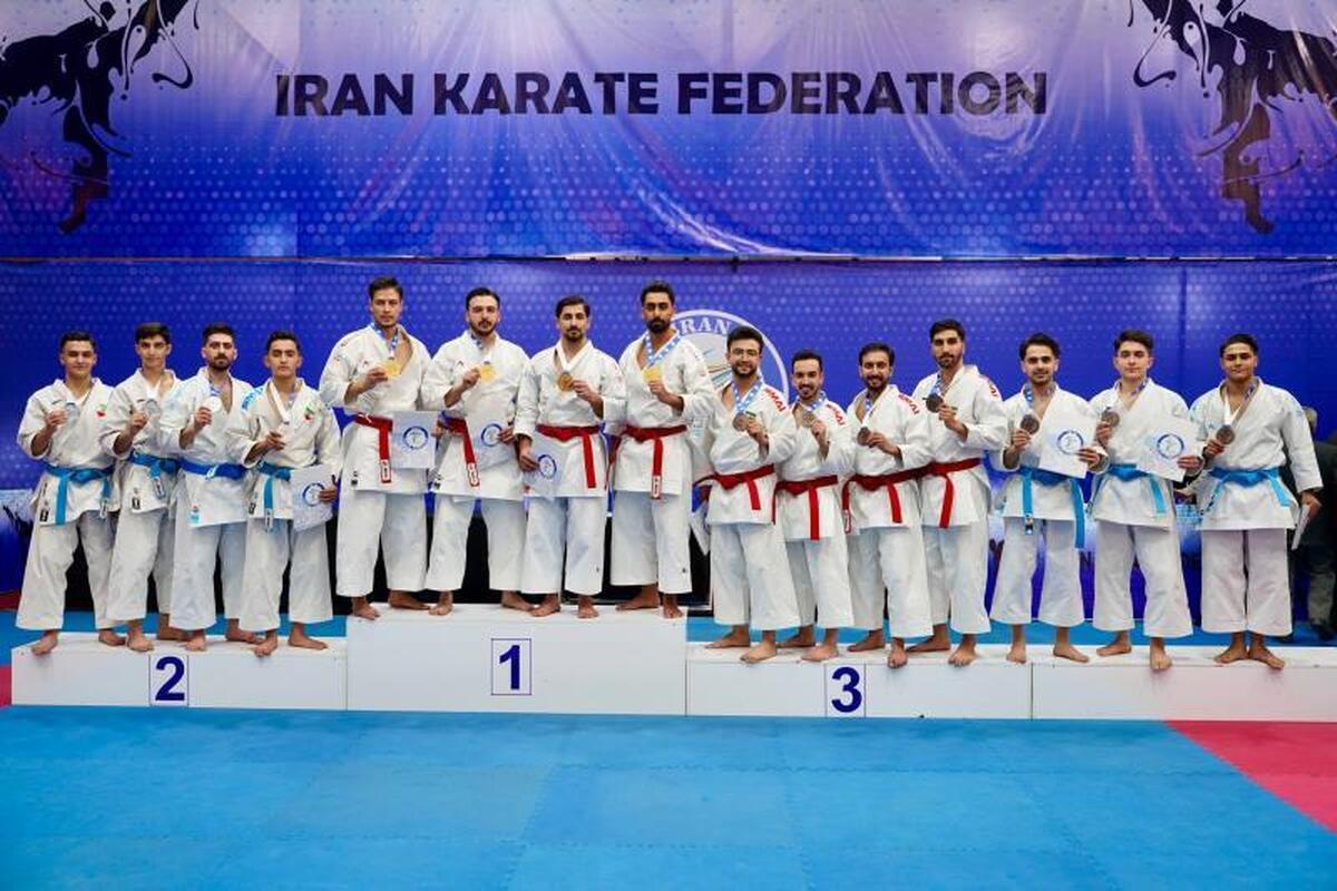 مدال آوران کاتای تیمی قهرمانی کشور معرفی شدند