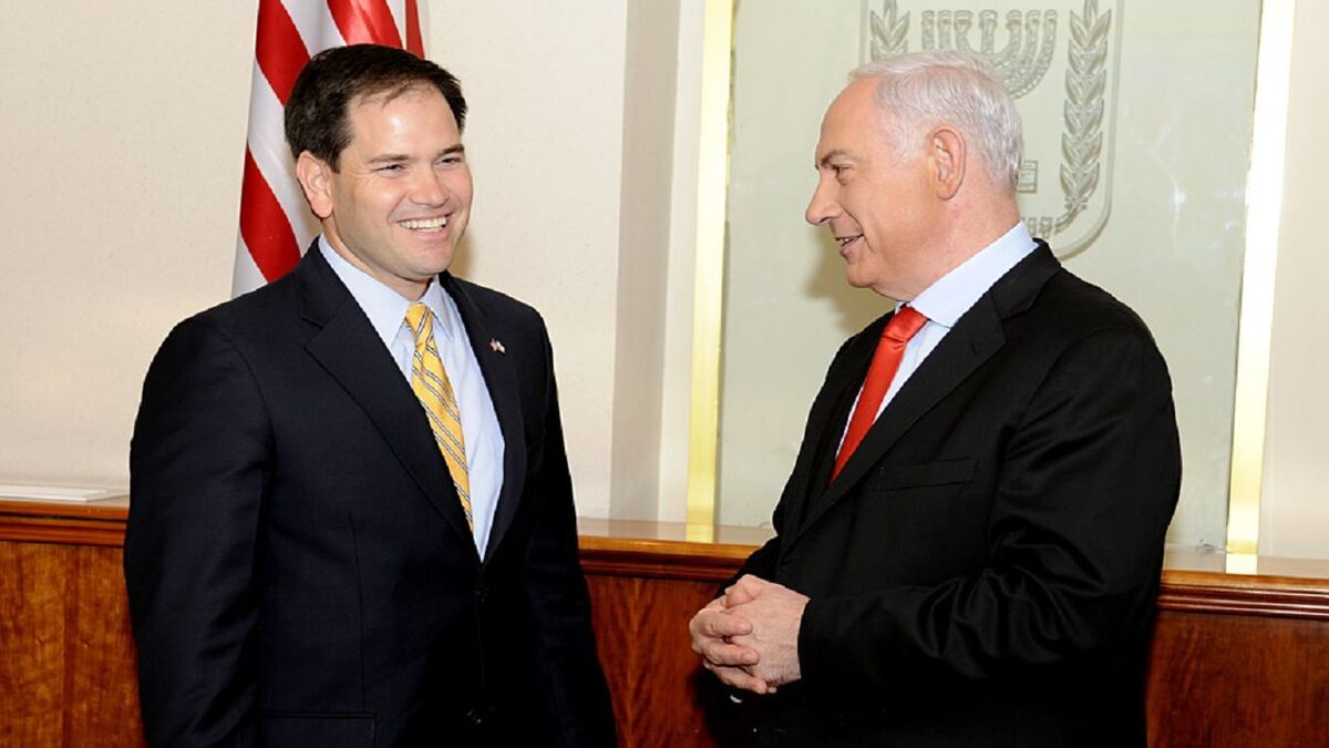 روبیو به اراضی اشغالی می‌رود