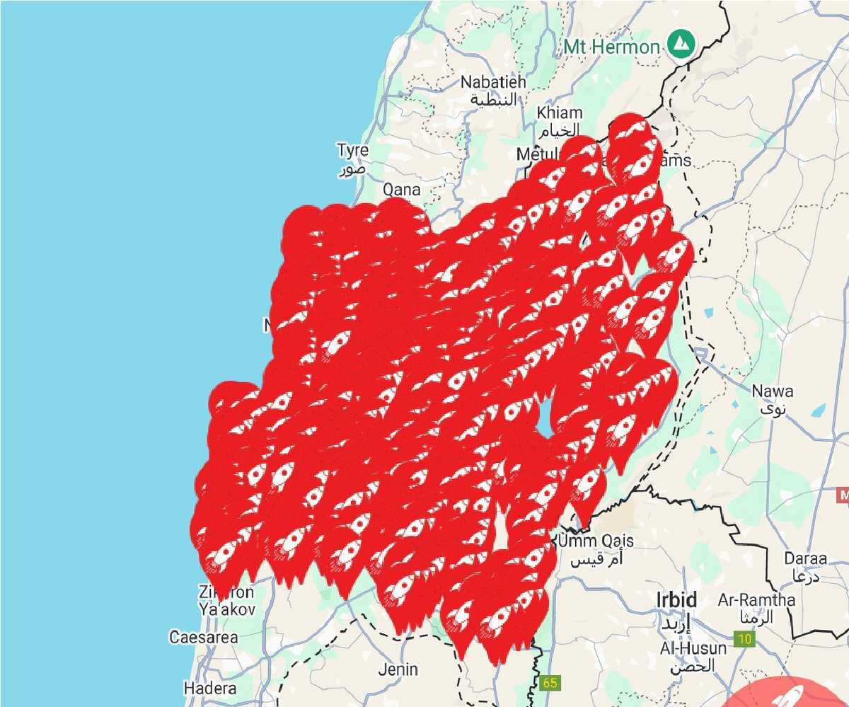 منابع صهیونیستی: آژیر هشدار  و صدای موشک در اراضی اشغالی قطع نمی‌شود