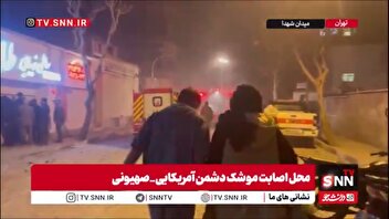 حضور پزشک و همسرش به صورت داوطلبانه در مناطق مسکونی میدان شهدا که محل اصابت موشک آمریکایی_ صهیونی بودند