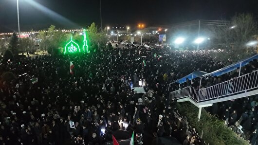 بانگ خونخواهی رهبر شهید در قم طنین انداز شد+فیلم