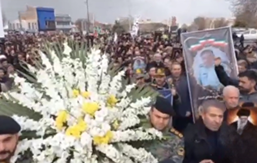 تشییع باشکوه پیکر مطهر شهدای انتظامی حمله تروریستی صهیونیستی آمریکایی در ارومیه
