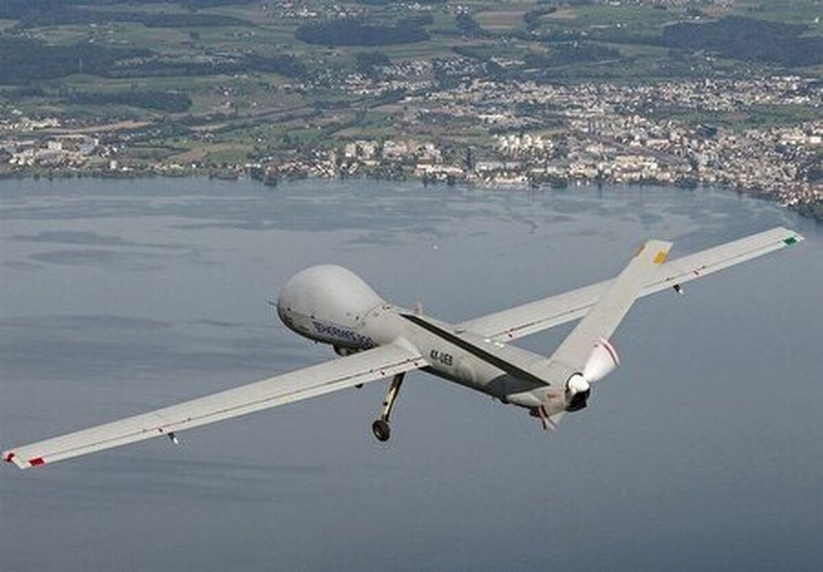 هرمس سرنگون شده توسط ایران + عکس