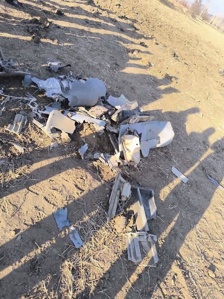 هرمس سرنگون شده توسط ایران + عکس