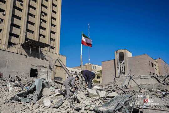 امداد رسانی دانشجویان جهادگر به مناطق مسکونی مورد حمله آمریکا و اسرائیل