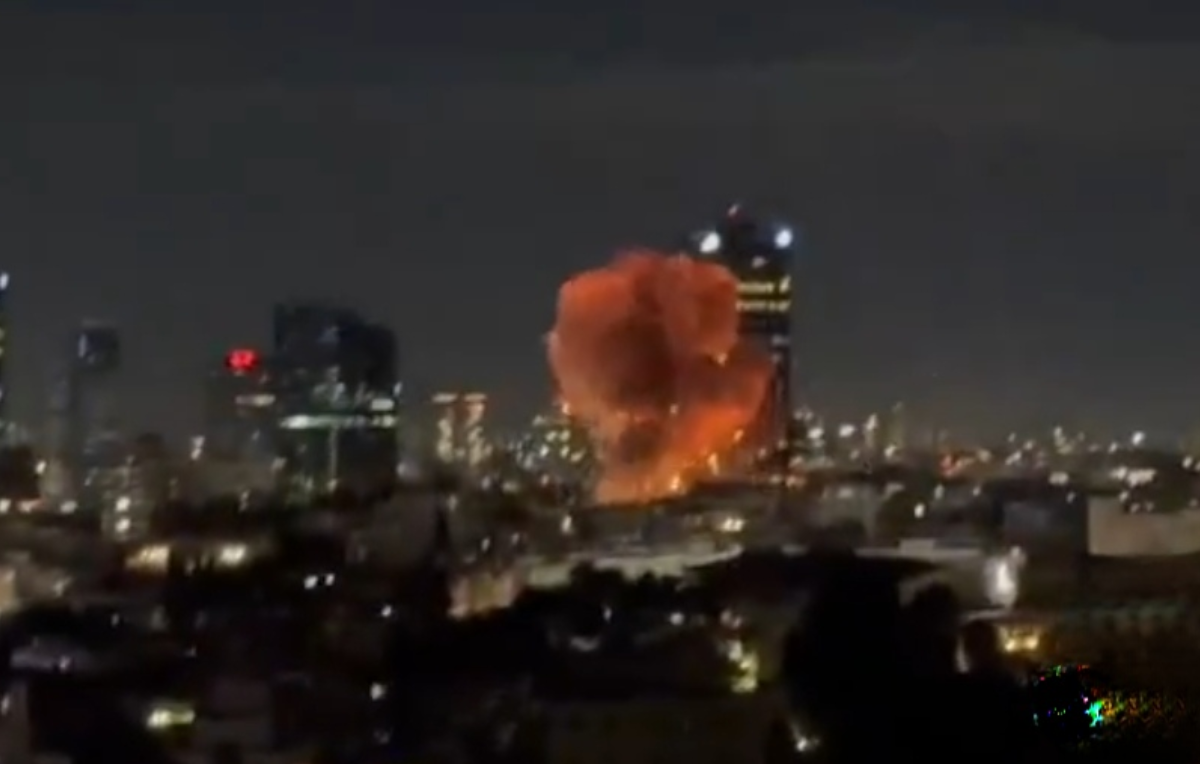 اصابت مستقیم موشک ایرانی به تل‌آویو