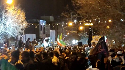 عزاداری مرندی ها برای رهبر شهید انقلاب + فیلم