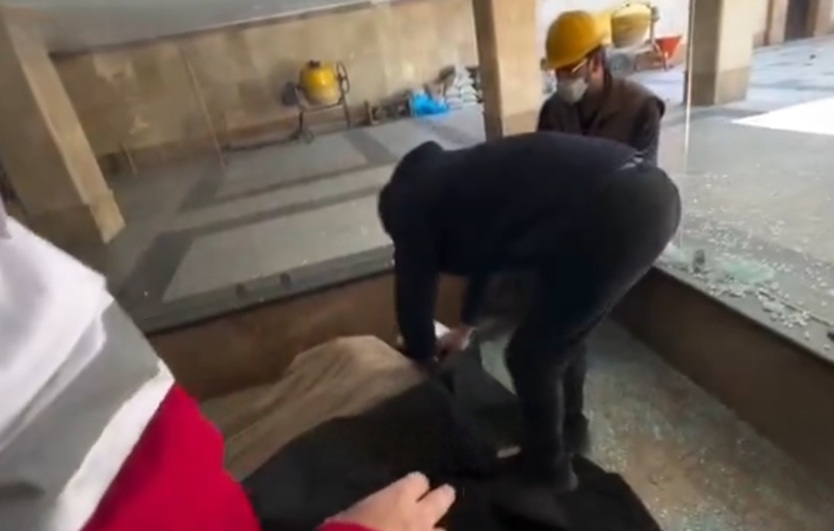 مادری که مقابل چشمان فرزندش شهید شد