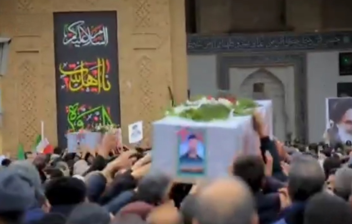 مراسم تشییع پیکر مطهر ۵ شهید نیشابوری حملات آمریکایی صهیونی