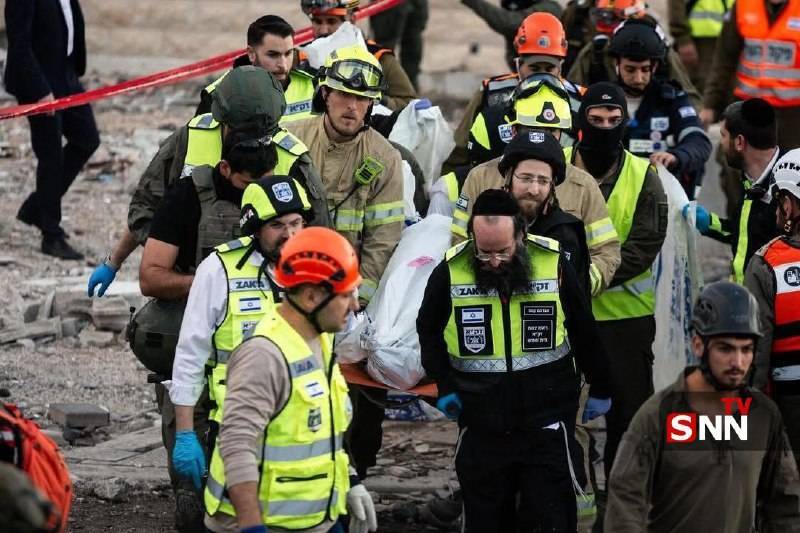 تصاویر تخریب در &laquo;بیت&zwnj;شِمش&raquo; در پی اصابت موشک&zwnj;های ایرانی