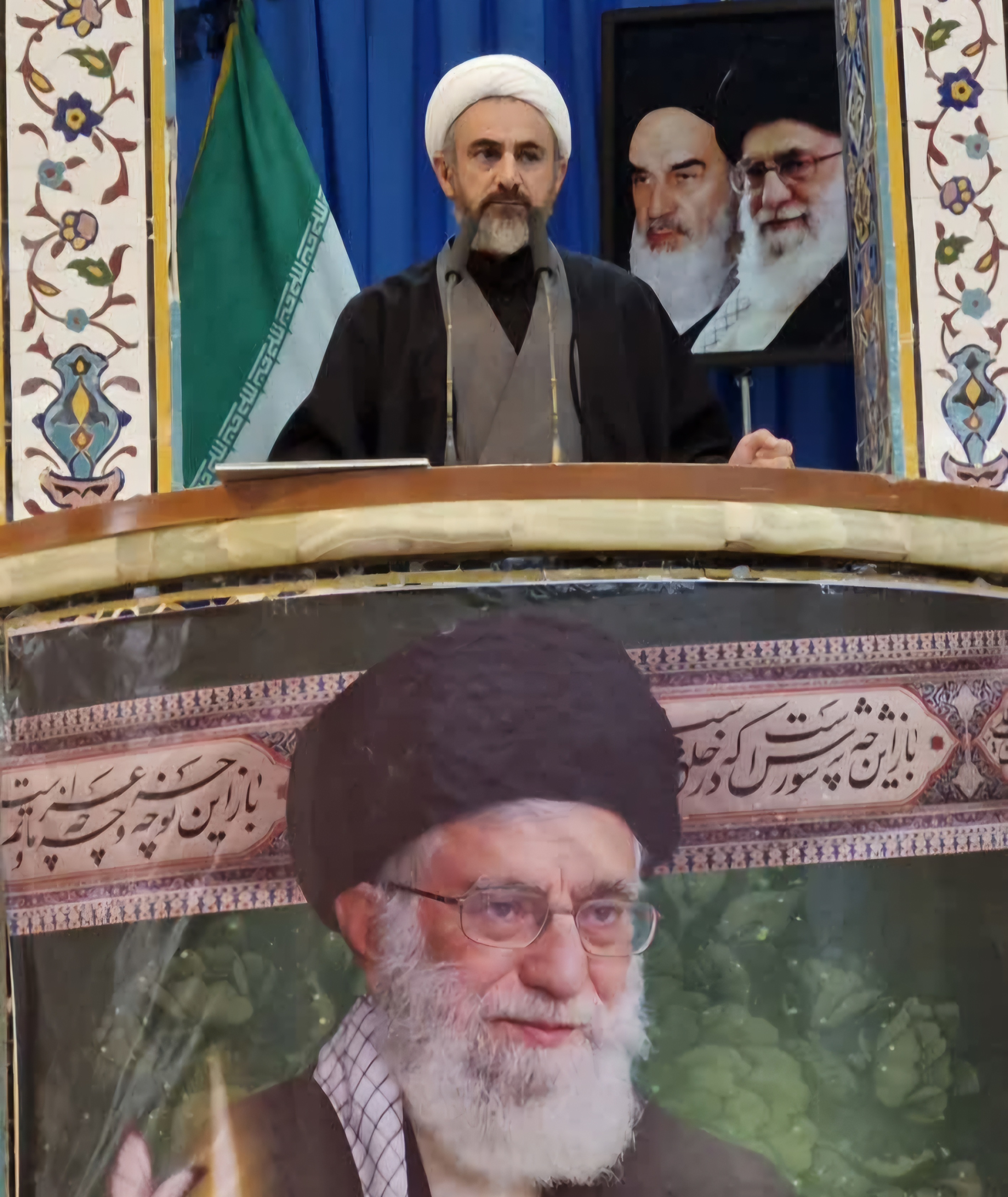 امام جمعه ایلام: انتقام خون رهبر شهید را می&zwnj;گیریم / این پرچم بر زمین نمی ماند