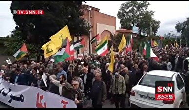 تشییع باشکوه خلبان شهید «مهدی عالی» در گرگان+فیلم