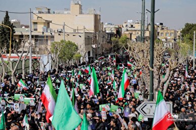 دانشجویان اردبیلی صحنه خیابان را خالی نکردند / فعالیت دانشجویان در حمایت از ایران + فیلم