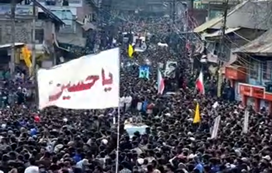 هندی‌ها، عزادار رهبر شهید ایران