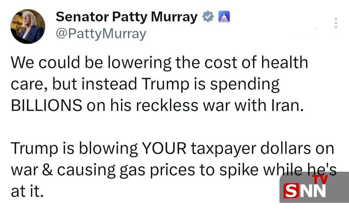 سناتور آمریکایی: ترامپ پول بهداشت و درمان مردم آمریکا را صرف جنگ با ایران می&zwnj;کند