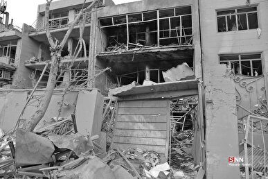 حمله آمریکایی صهیونی به یک مجموعه ورزشی در خیابان ۱۷ شهریور/ امدادرسانی و آواربرداری آغاز شده است + فیلم