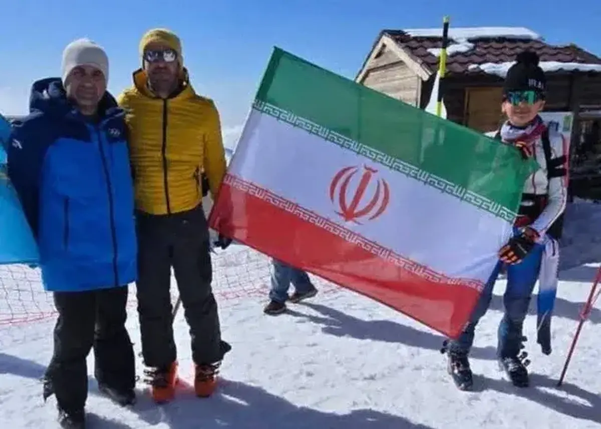 رفتار جوانمردانه اسکی باز ایرانی در مسابقات ازبکستان