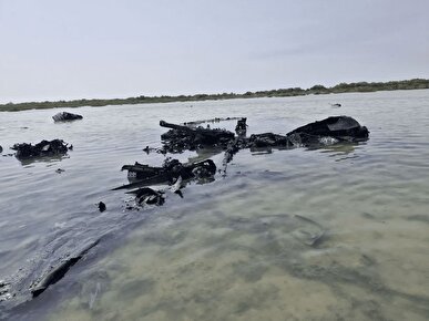 انهدام پهپاد مسلح رژیم صهیونیستی در سواحل هرمزگان+عکس