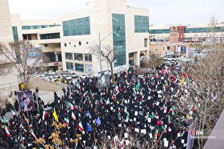 راهپیمایی بانوان تبریزی در محکومیت حملات آمریکایی - صهیونیستی