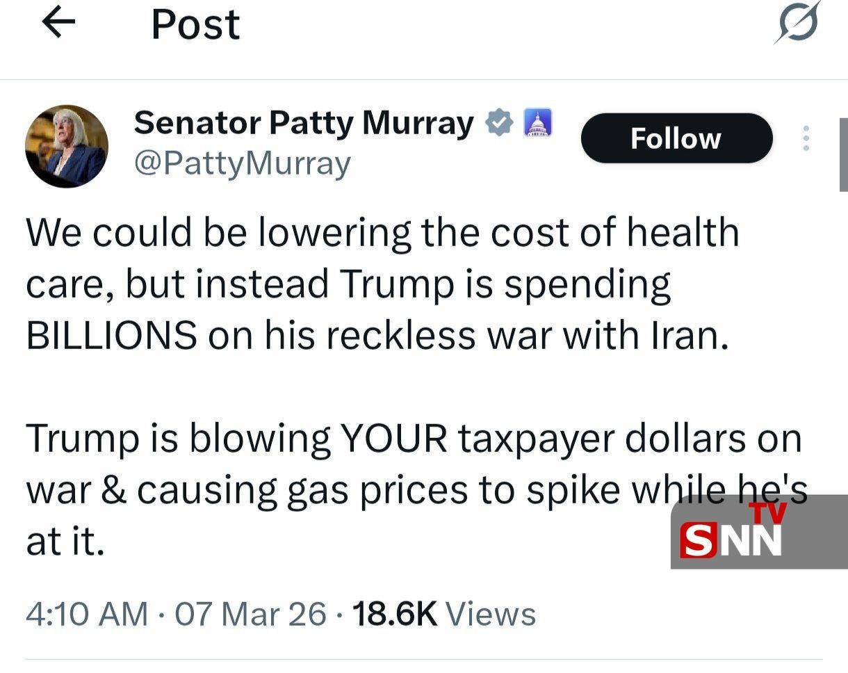 سناتور آمریکایی: ما می&zwnj;توانستیم هزینه مراقبت&zwnj;های بهداشتی را کاهش دهیم، اما در عوض ترامپ میلیارد&zwnj;ها دلار را صرف جنگ بی&zwnj;پروا با ایران می&zwnj;کند