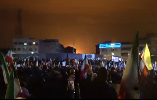 فقط همین چند ثانیه را از شجاعت مردم تهران را ببینید