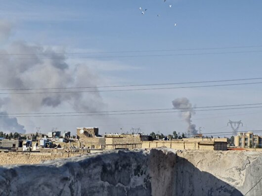 تروریست‌های آمریکایی و صهیونیستی ۲ ساختمان مسکونی را در صفاییه قم مورد اصابت قرار دادند