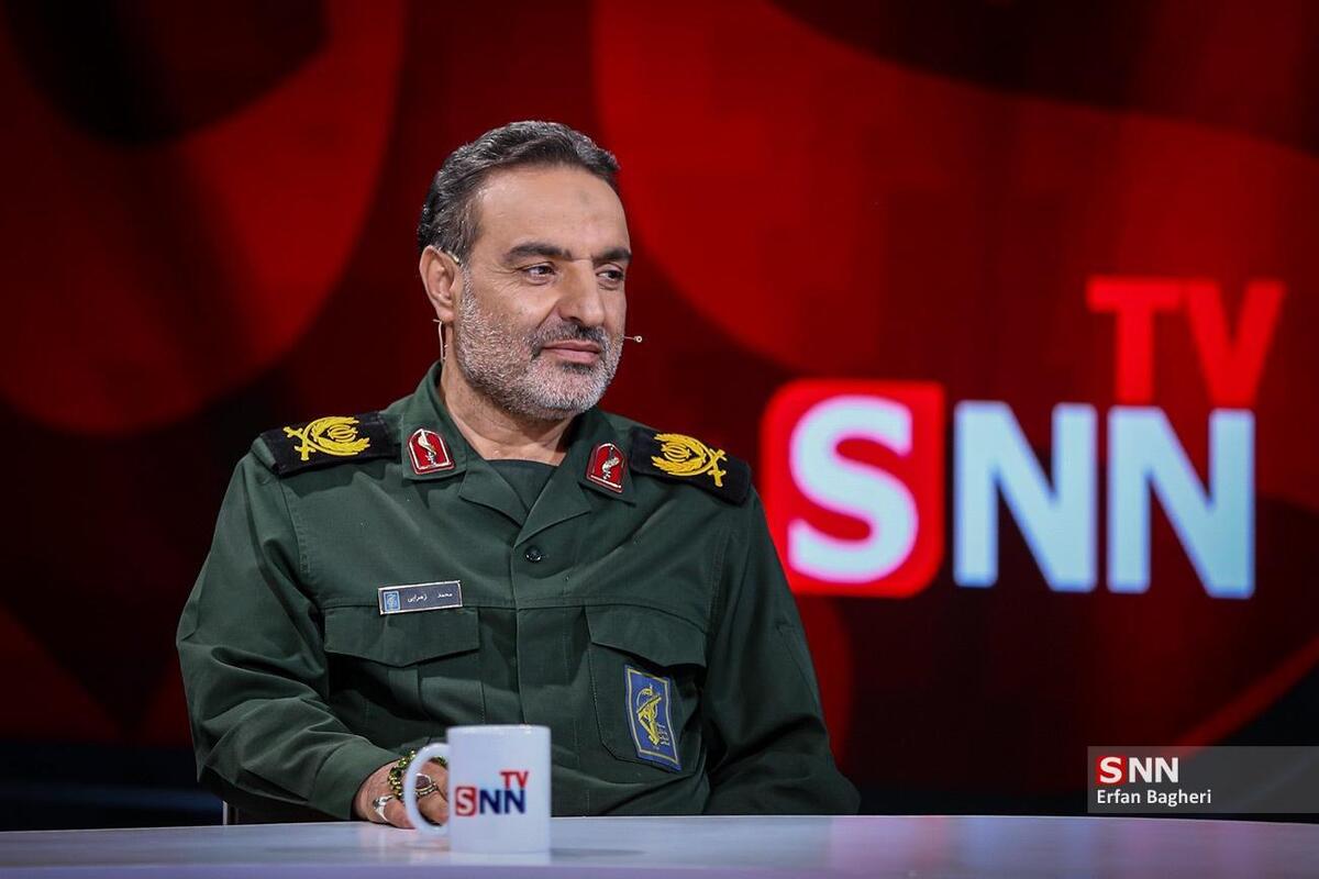 سردار زهرایی: در شرایط جنگ کنونی بسیج بستر حضور مردم را فراهم می‌کند + فیلم