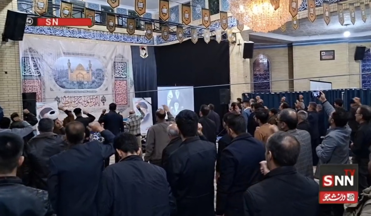 خوشحالی مردم در امامزاده شاهزاده عزیزالله شهر کیان در پی انتخاب رهبر شیعیان+ فیلم