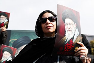 اجتماع مردم تهران برای بیت با آیت الله سید مجتبی خامنه‌ای (۲)