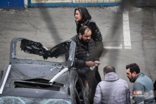 حمله موشکی آمریکایی - اسرائیلی به اتوبان شهید باقری تهران