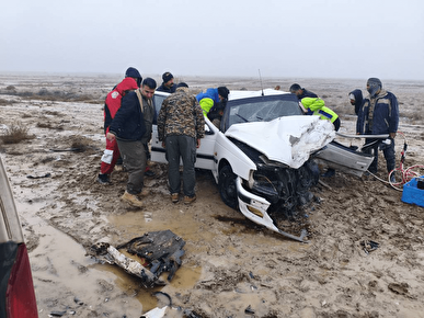 تصادف زنجیره‌‌ای گرگان ۸ نفر را روانه بیمارستان کرد