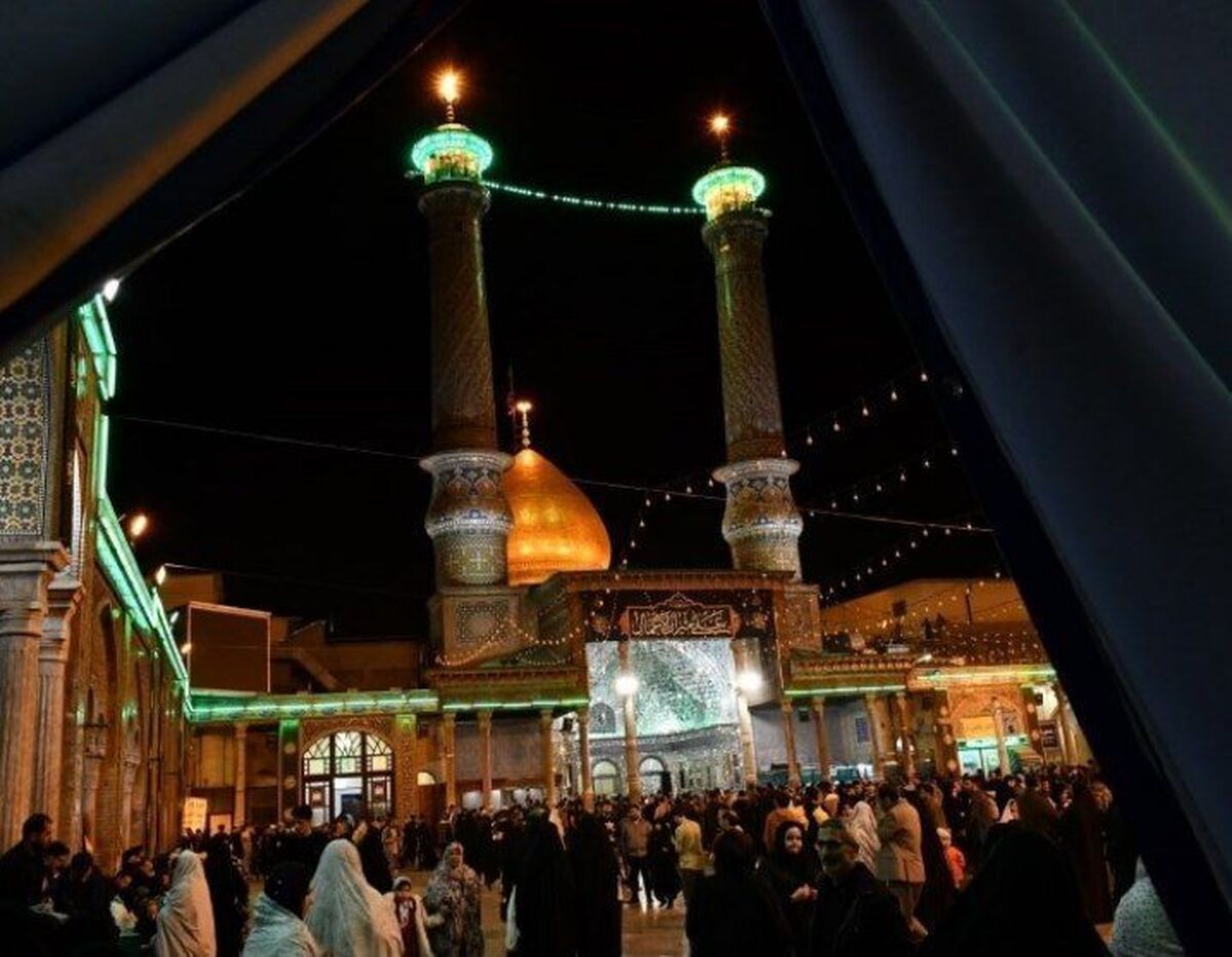 در‌های حرم حضرت عبدالعظیم (ع) در ماه رمضان شبانه‌روزی باز است