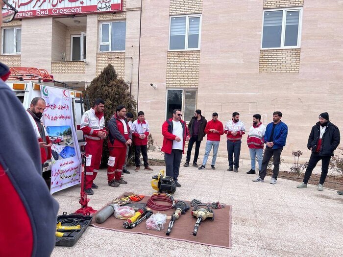 دوره بازآموزی نیروهای عملیاتی طرح ملی امداد و نجات هلال احمر در نوروز ۱۴۰۵ برگزار شد