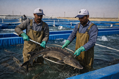 سه هزار شغل شیلاتی در زهک / پرورش خاویار توسعه می‌یابد